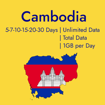 Prepaid eSIM for Traveling in Cambodia