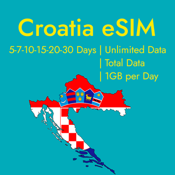 Prepaid eSIM Data Plans for Traveling in Croatia