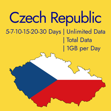 Prepaid Travel eSIM for the Czech Republic | All Data Plans