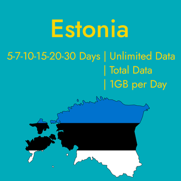 Prepaid Data eSIM for Tourists in Estonia