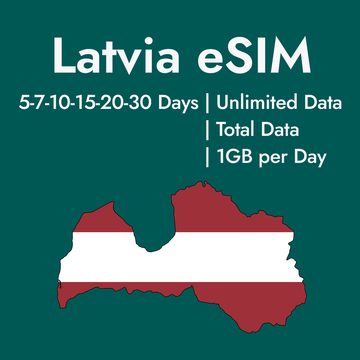 Travel eSIM Dada Plans for Journey to Latvia