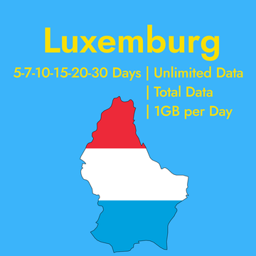 Global Travel eSIM for Luxemburg Cheap Data