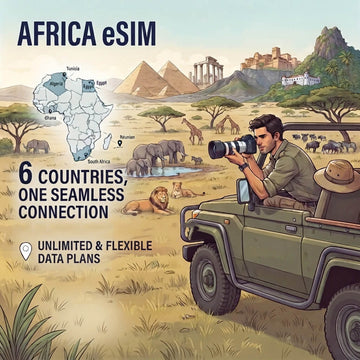 Prepaid Africa eSIM Bundle 6 Countries