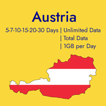 Austria eSIM: 1GB to Unlimited Data Plans | 3-30 Days