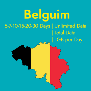 Belgium eSIM Prepaid Data Plans No Roaming Fees