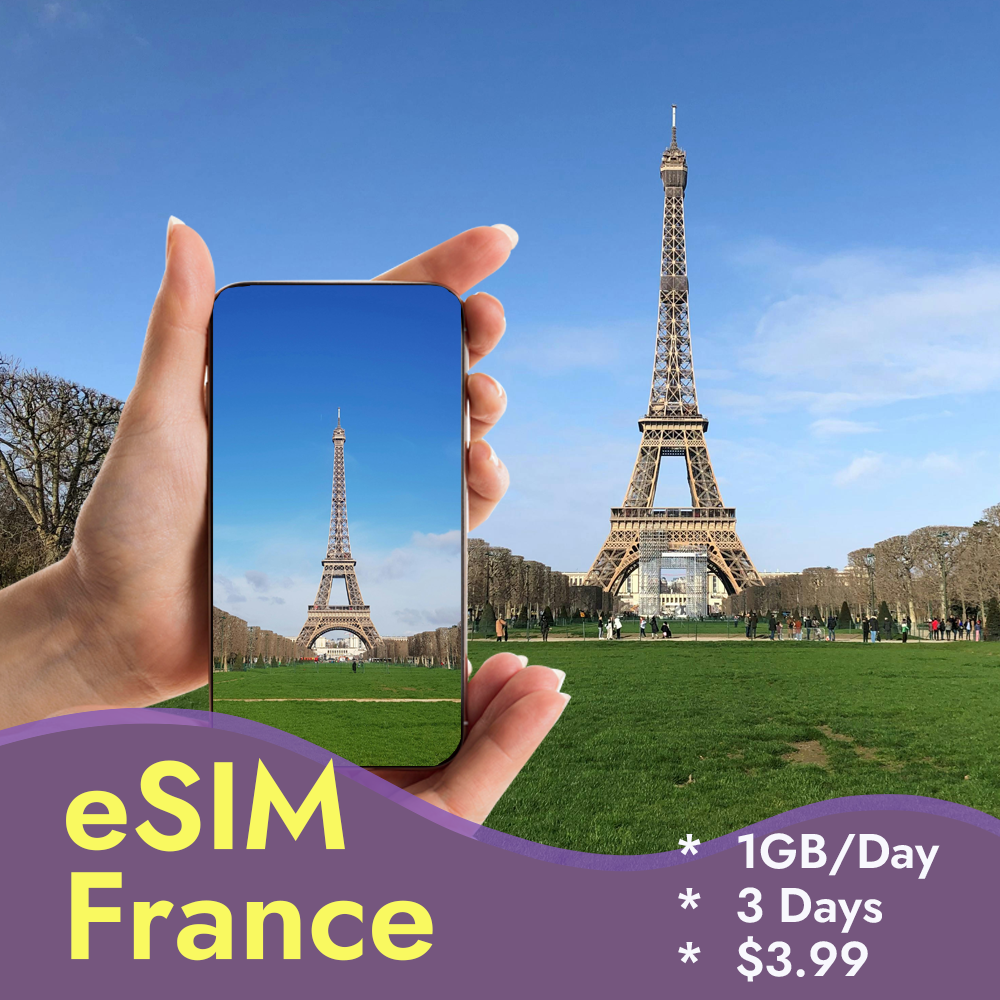 eSIM for France Travel