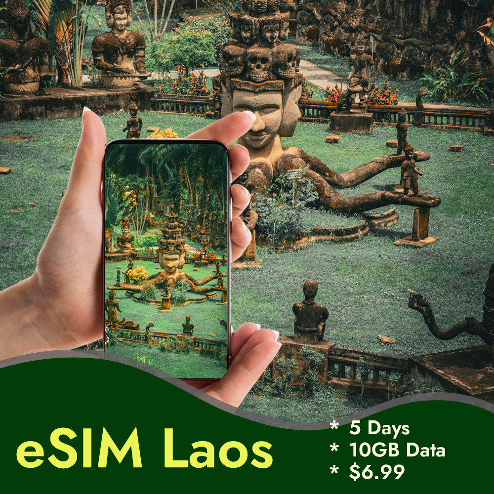 Laos eSIM Prepaid Plans Best Value