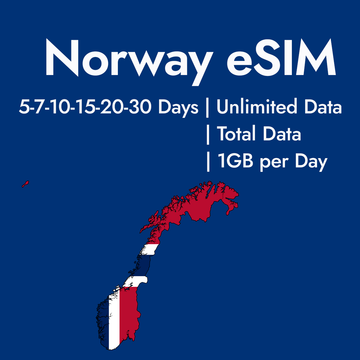 Data eSIM for Travel to Norway