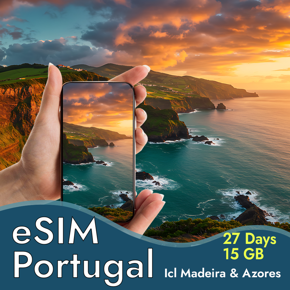 Best Portugal eSIM | Covers Lisbon, Madeira & Azores