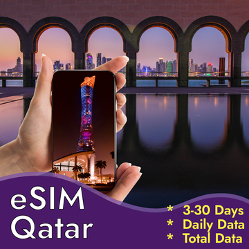 Qatar eSIM: Prepaid Travel Data | No Roaming Fees
