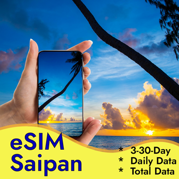 eSIM for Saipan (Northern Mariana Islands) | From $4.9
