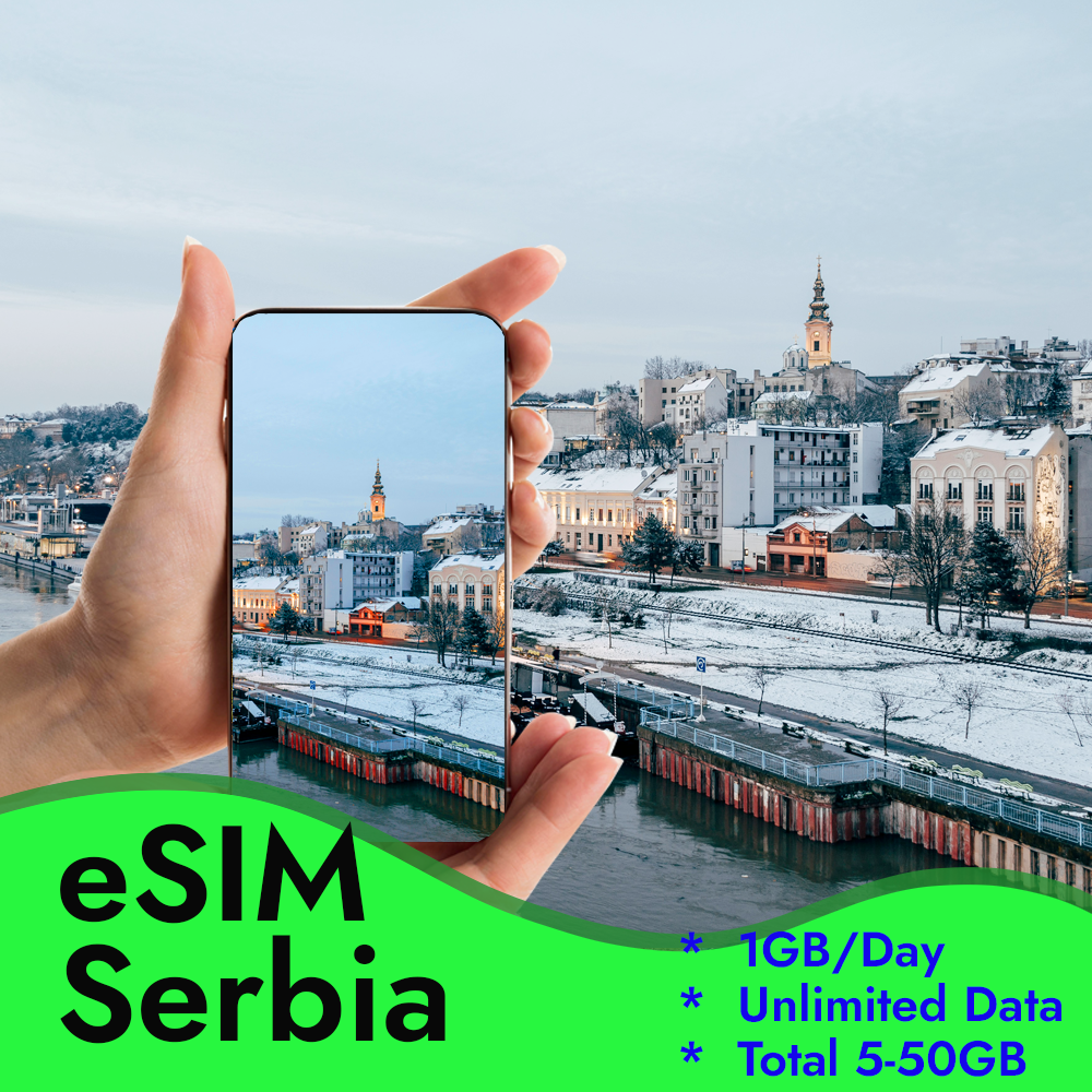 Best Serbia eSIM Prepaid Plans for Travel | No Roaming Fees