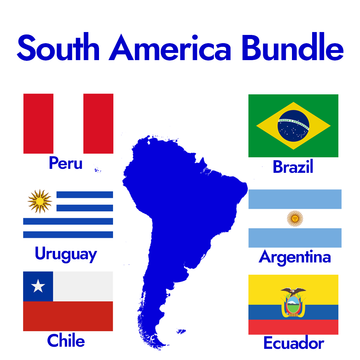 Best South America eSIM Bundle Regional Plan: Brazil, Argentina, Peru +