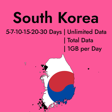 South Korea eSIM: Unlimited 4G/5G Data Plans for Travel
