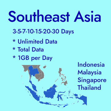 Southeast Asia eSIM Bundle for Travel
