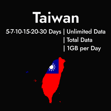 Travel eSIM for Tourists in Taiwan High Speed Data