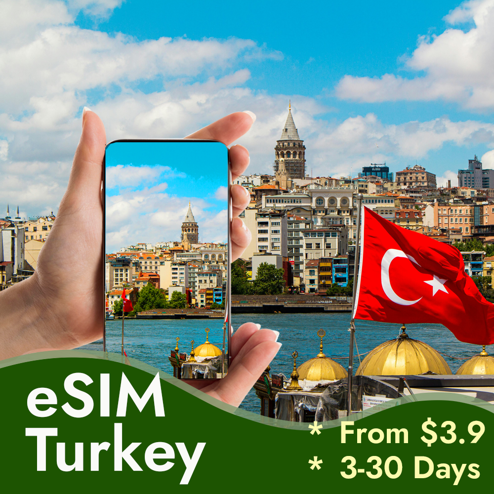 Best Turkey eSIM for Travel 4G LTE High Speed