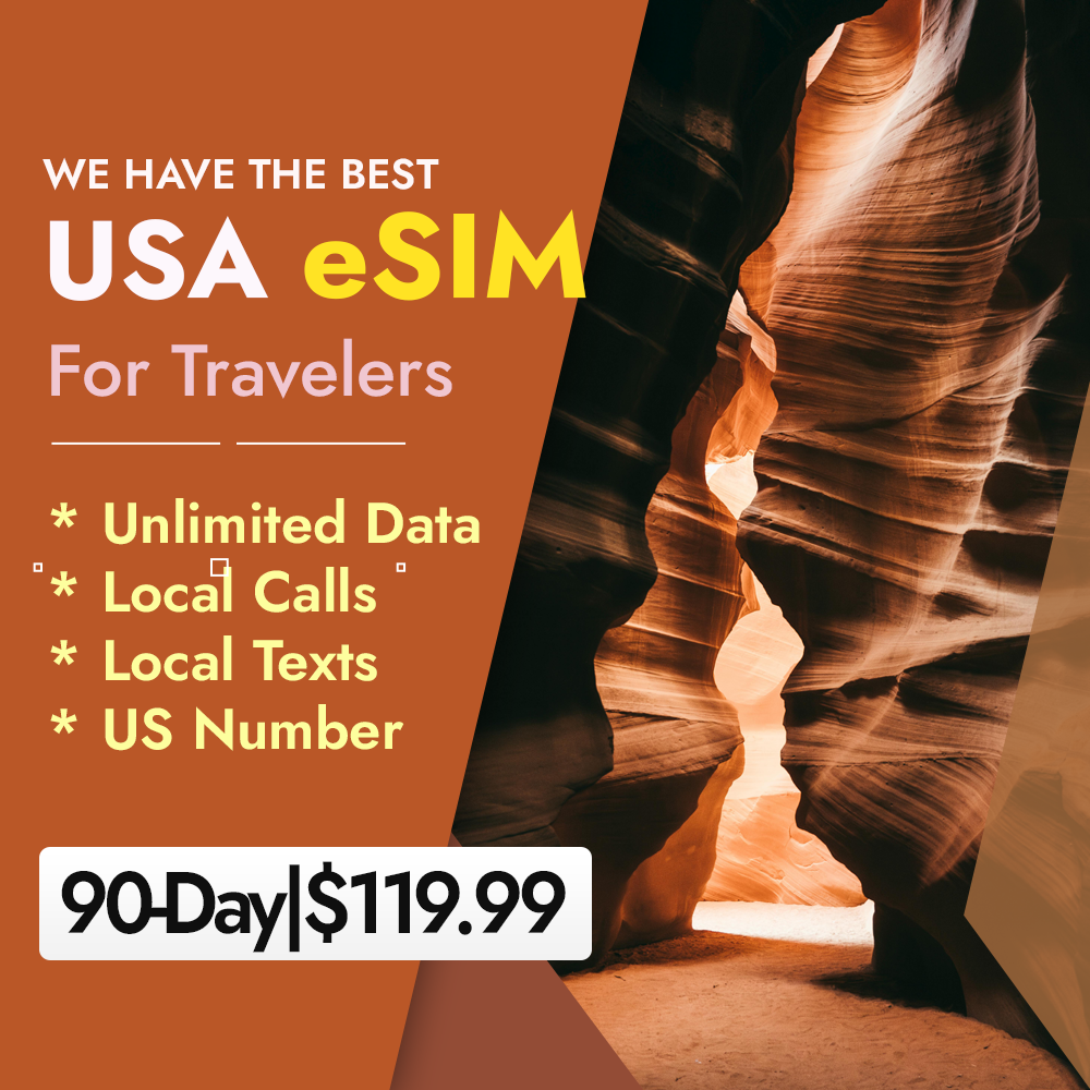 US eSIM Unlimited Data Calls & Texts