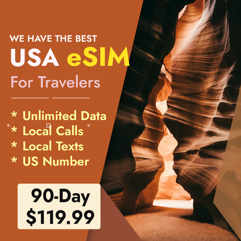 US eSIM Unlimited Data Calls & Texts